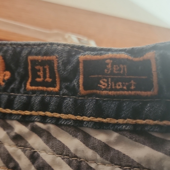 Rock Revival Women's Blue Denim Shorts - Picture 4 of 6